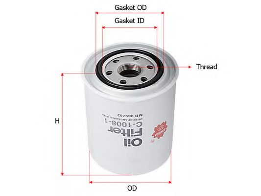 Масляный фильтр SAKURA  Automotive C-1008-1