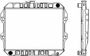 Радиатор, охлаждение двигателя SAKURA  Automotive 1461-0214