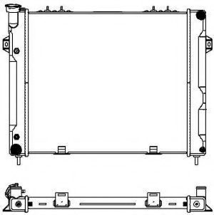 Радиатор, охлаждение двигателя SAKURA  Automotive 3231-1009