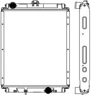 Радиатор, охлаждение двигателя SAKURA  Automotive 3321-1042