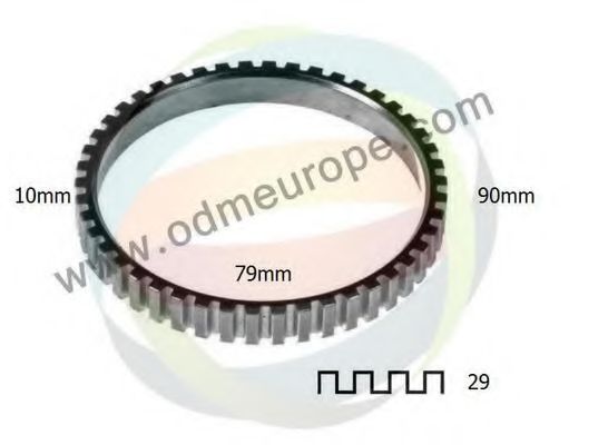 Зубчатый диск импульсного датчика, противобл. устр. ODM-MULTIPARTS 26-160008