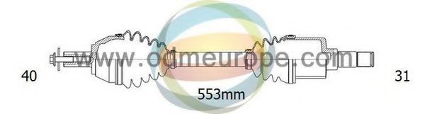 Приводной вал ODM-MULTIPARTS 18-271350