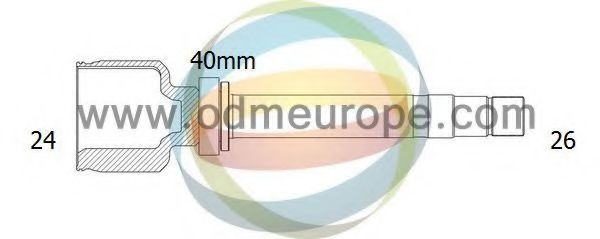 Шарнирный комплект, приводной вал ODM-MULTIPARTS 14-156101