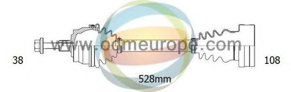 Приводной вал ODM-MULTIPARTS 18-213010