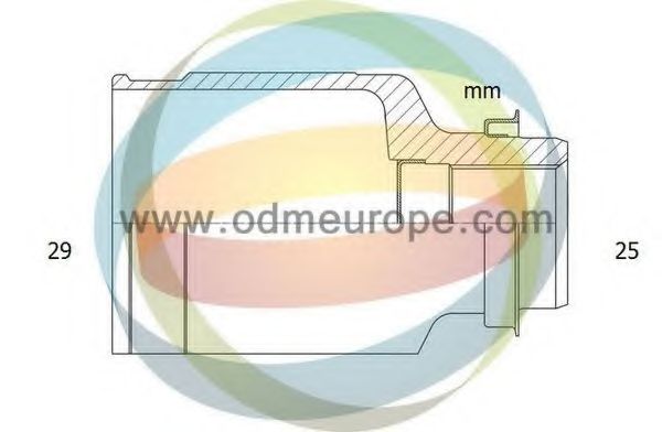 Шарнирный комплект, приводной вал ODM-MULTIPARTS 14-076951