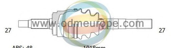 Приводной вал ODM-MULTIPARTS 18-226081