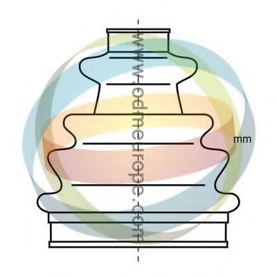 Комплект пылника, приводной вал ODM-MULTIPARTS 21-993104