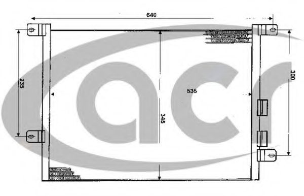 Конденсатор, кондиционер ACR 300278