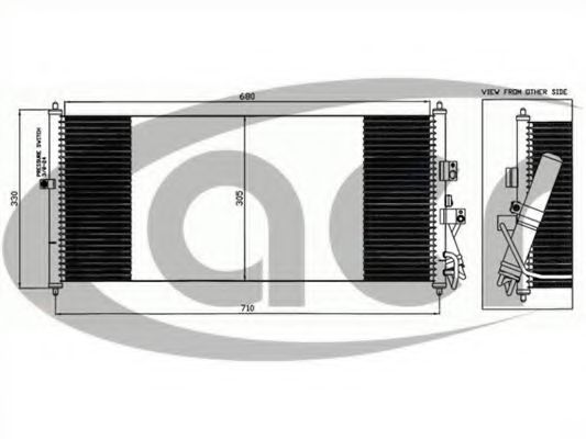 Конденсатор, кондиционер ACR 300613
