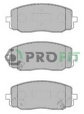 Комплект тормозных колодок, дисковый тормоз PROFIT 5000-1783