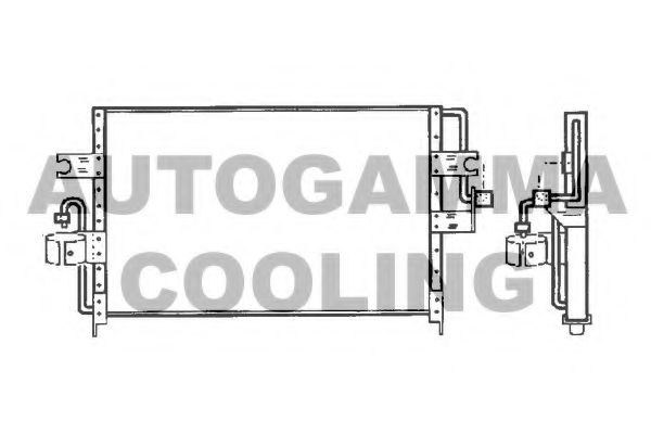 Конденсатор, кондиционер AUTOGAMMA 101835