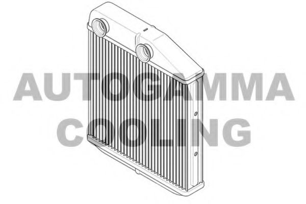 Теплообменник, отопление салона AUTOGAMMA 107090