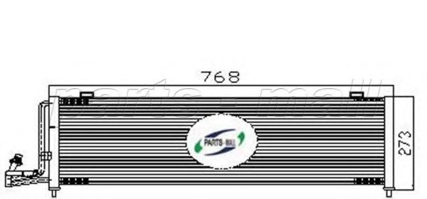 Конденсатор, кондиционер PARTS-MALL PXNCY-001