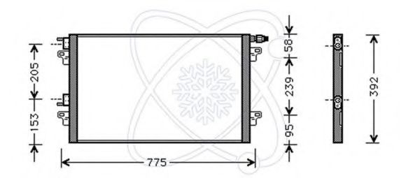 Конденсатор, кондиционер WEBASTO 35447
