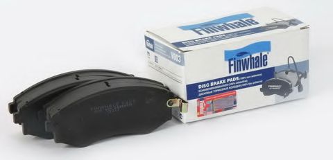 Комплект тормозных колодок, дисковый тормоз FINWHALE V803