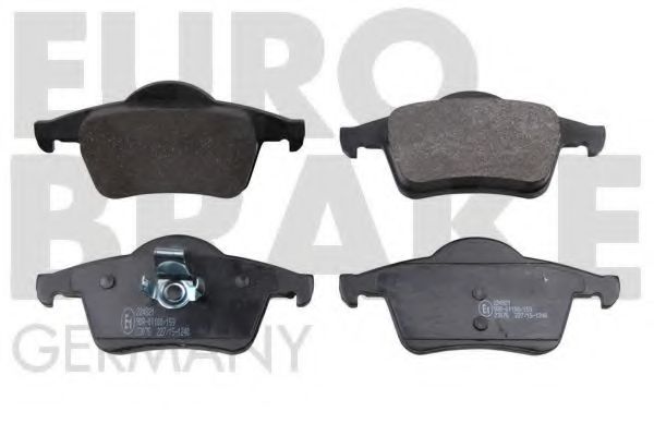 Комплект тормозных колодок, дисковый тормоз EUROBRAKE 5502224821