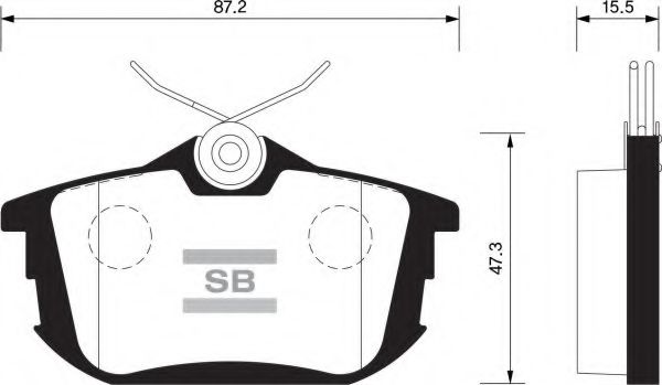Комплект тормозных колодок, дисковый тормоз FI.BA FBP1531