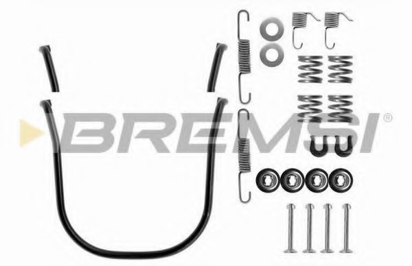 Комплектующие, тормозная колодка BREMSI SK0634