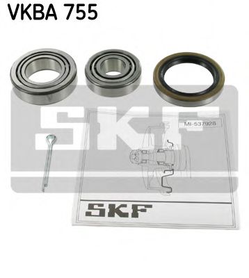 Комплект подшипника ступицы колеса SKF VKBA 755