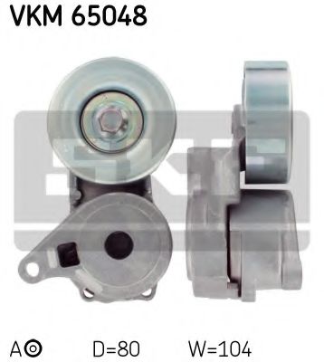 Натяжной ролик, поликлиновой  ремень SKF VKM 65048