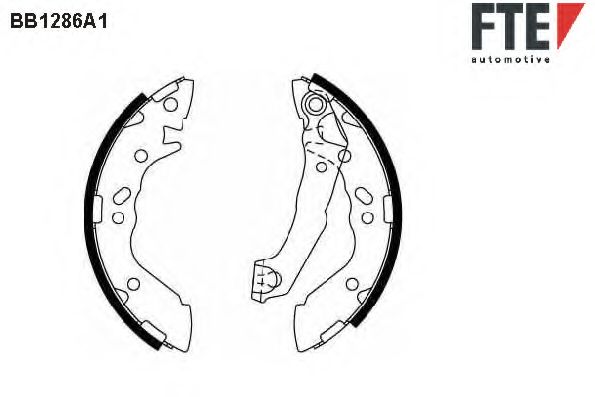 Комплект тормозных колодок FTE BB1286A1