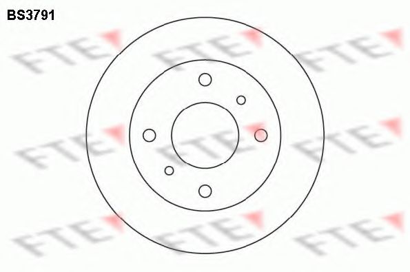 Тормозной диск FTE BS3791