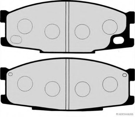 Комплект тормозных колодок, дисковый тормоз HERTH+BUSS JAKOPARTS J3605050