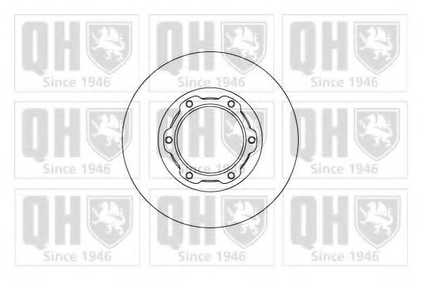 Тормозной диск QUINTON HAZELL BDC5122