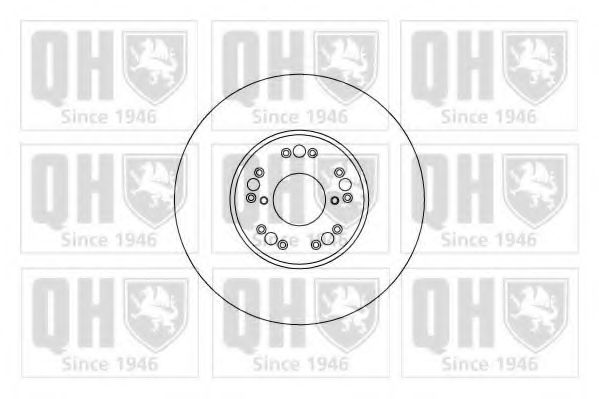 Тормозной диск QUINTON HAZELL BDC5188