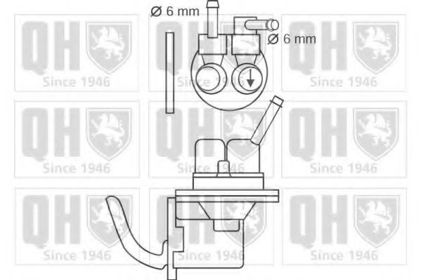 Топливный насос QUINTON HAZELL QFP105