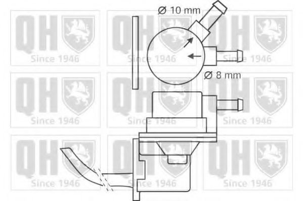 Топливный насос QUINTON HAZELL QFP83