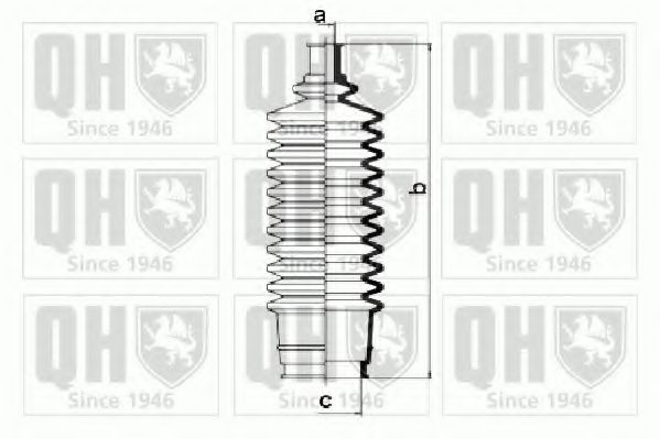 Комплект пылника, рулевое управление QUINTON HAZELL QG1007