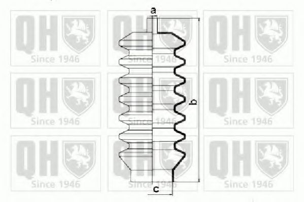 Комплект пылника, рулевое управление QUINTON HAZELL QG1010