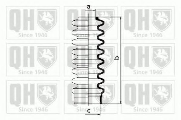 Комплект пылника, рулевое управление QUINTON HAZELL QG1077