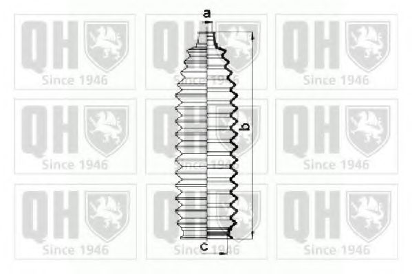 Комплект пылника, рулевое управление QUINTON HAZELL QG1475