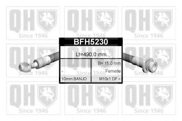 Тормозной шланг QUINTON HAZELL BFH5230
