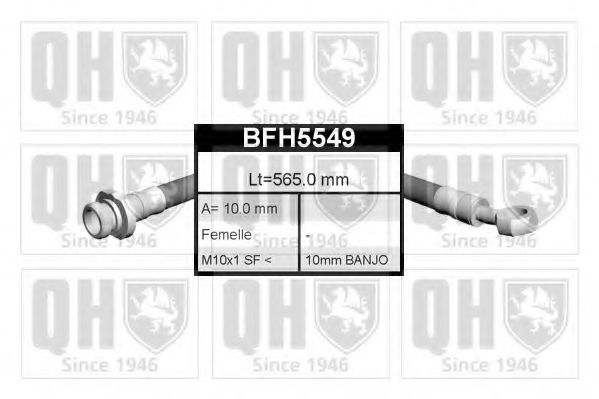 Тормозной шланг QUINTON HAZELL BFH5549