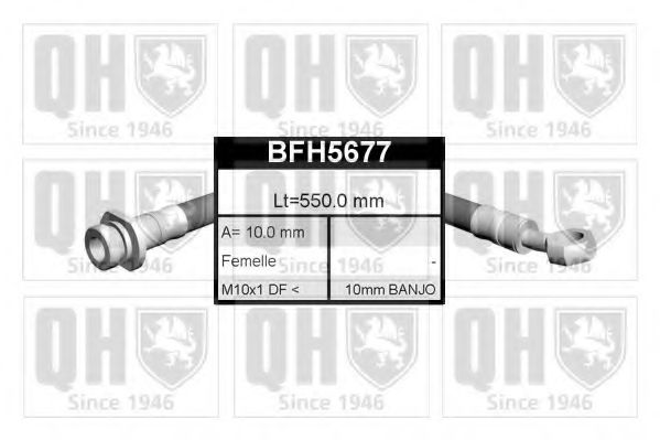 Тормозной шланг QUINTON HAZELL BFH5677