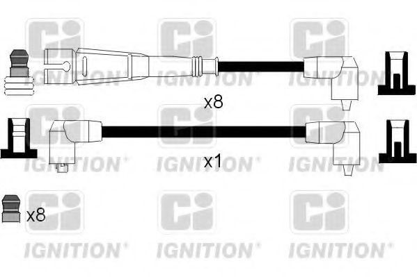 Комплект проводов зажигания QUINTON HAZELL XC1024