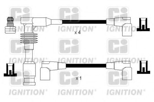 Комплект проводов зажигания QUINTON HAZELL XC1186