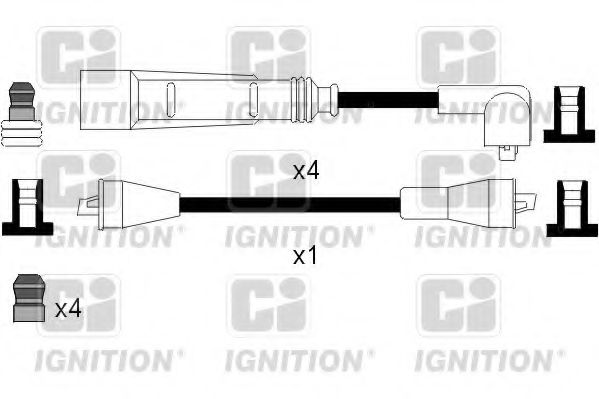 Комплект проводов зажигания QUINTON HAZELL XC932