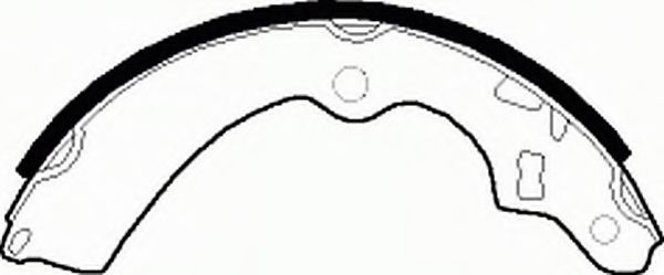 Комплект тормозных колодок FERODO FSB233