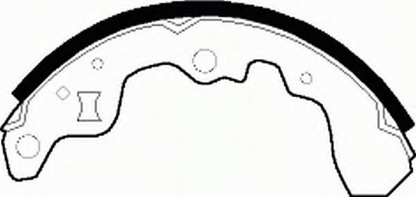 Комплект тормозных колодок FERODO FSB312