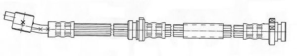 Тормозной шланг FERODO FHY2590