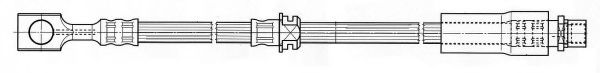 Тормозной шланг FERODO FHY3042