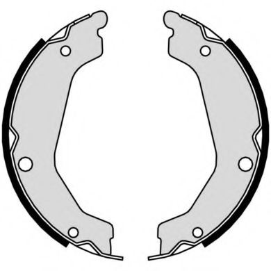 Комплект тормозных колодок, стояночная тормозная система BREMBO S 30 531