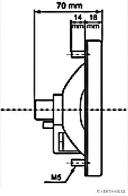 Фара заднего хода VIGNAL SYSTEMS 191170