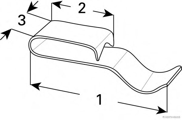 Зажимный хомут BREMI 10131