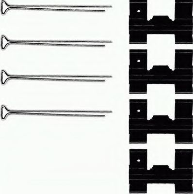 Комплектующие, колодки дискового тормоза MINTEX MBA951