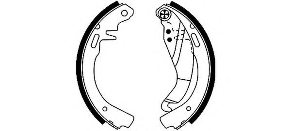 Комплект тормозных колодок MINTEX MFR129